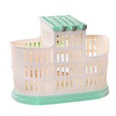 리빙조이 주방조리도구 정리함, 그린