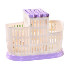 리빙조이 주방조리도구 정리함, 퍼플