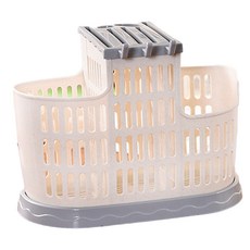 리빙조이 주방조리도구 정리함, 그레이