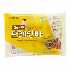 함소아 하마짱 브레인바 과자 12g, 쌀시리얼, 10개
