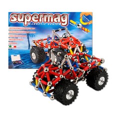 자석나라 슈퍼막 슈퍼짚 자석블럭, 혼합 색상, 1개