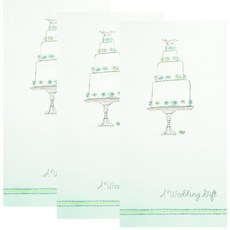 홀마크 웨딩 결혼 축하 머니카드, 3개입, 웨딩케이크 W2672