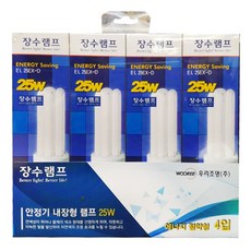 WOOREE Lighting EL25W 鎮流器內置燈, 白光, 4入