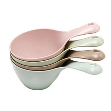 RIVER-GREEN 粉彩水瓢4件組, 綠色, 棕色, 藍色, 粉紅色, 1套