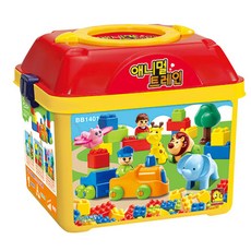 옥스포드 애니멀 트레인 블록, 혼합 색상, 1개