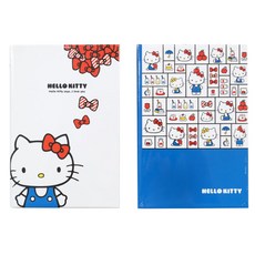 팬시마음 헬로키티 블루 양장노트, 랜덤 발송, 1개