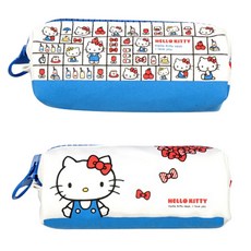 팬시마음 헬로키티 블루 빅지퍼 필통, 랜덤 발송, 1개