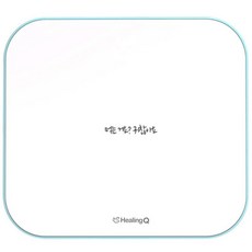 힐링큐 팩트폭력 체중계, HQ-S300, 블루, 1개