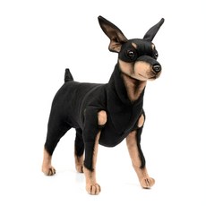 HANSA TOY 動物娃娃 3877 迷你品1 Pincher, 40cm, 黑色, 1個
