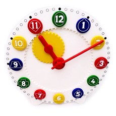 GabeFamily 肯索腦力激盪圖形配對時鐘模型教具, KS5070, 1個