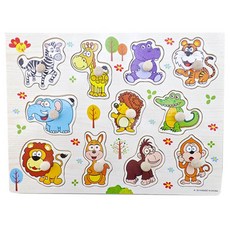 GabeFamily 正確握柄拼圖, 動物園 (KS2581)