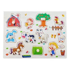 GabeFamily Keunsol Storming 正確握柄拼圖, 動物朋友 (KS2583)