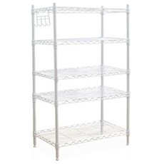 KAZT 5層收納鐵架 600款, 白色