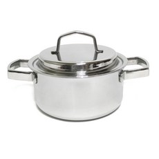 Kitchen-Art 電磁爐適用一品系列7層不鏽鋼雙耳湯鍋+鍋蓋組, 單色, 20cm, 1組