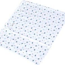 Organic Boom 帆船印花嬰兒涼毯