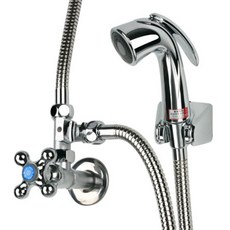 YNET 安全閥轉接頭 + 馬桶沖洗器 + 2M金屬軟管套組, 1套