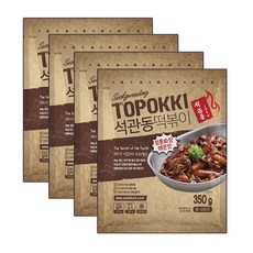 SeokGwanDong TOPOKKI 單包正宗Jjajang Spicy, 350克, 4件
