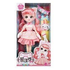 ONE&ONE 櫻桃可愛粉紅貓 Juri Marlon 娃娃, 混色