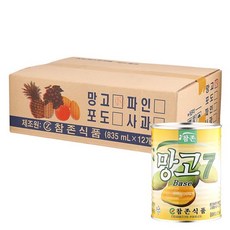 참존식품 망고원액, 참존식품 파인원액 835ml X12, 835ml