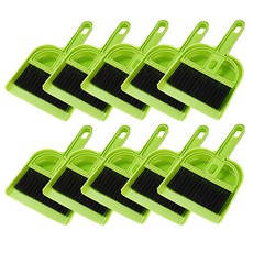 迷你掃帚畚箕組合, 1套, 綠色