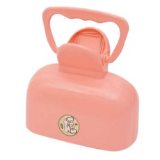 비케이 반려동물 배변 집게 핑크, 1개