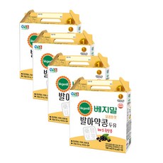 베지밀 발아약콩 달콤한 맛 두유, 190ml, 64개
