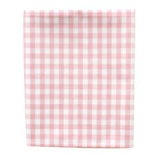 格紋織物面料, 粉紅色, 1入