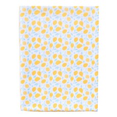 Eco chic系列黃色花園印花20支棉布, 黃色