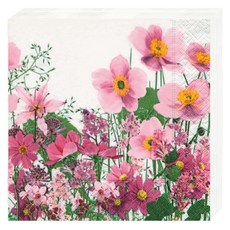 PAPER+DESIGN 3667 아트 냅킨 33 x 33 cm, 핑크 메도우, 1개