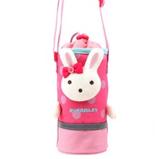 윙하우스 로라앨리 해피 물병 크로스백 MA0751, 핑크