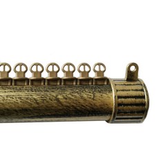 Maison Textile 便利窗簾桿軌道, 金色