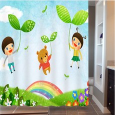 GNG 捲簾 輕飄飄浴簾 150 x 180 cm, 1個