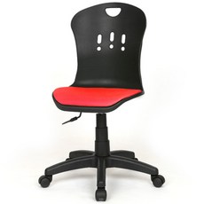체어포커스 킹스 회전의자 KS800-RT, 바디(블랙), 방석(레드)