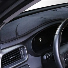 KLAUS 絲絨防滑汽車儀表板保護套, 現代汽車 Genesis 有喇叭孔, 單一顏色