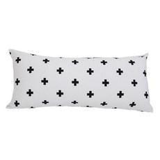 이코니하우스 루시드 등쿠션 솜포함, 블랙