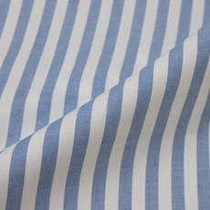如家色織條紋面料, 藍色, 1個