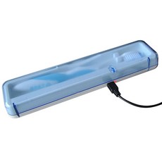 크린챔버 러블리 고급 휴대용 칫솔살균기 USB, DK-300, 반투명