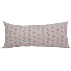 ECONY HOUSE Flamingo 棉質靠墊, 藍色