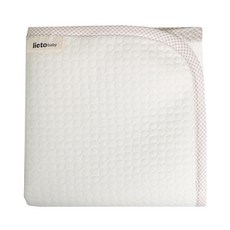 lieto 孩童用雙面防水墊, 棕色 格紋款, 1張