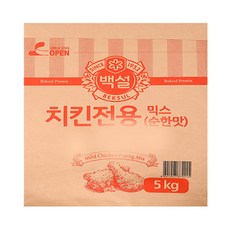 CJ第一製糖 白雪 炸雞專用預拌粉 原味, 1個, 5kg