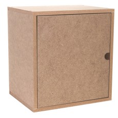 한목가구 도어형 수납 공간박스, 누드, 1개