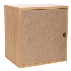 한목가구 도어형 공간박스, 대나무 + 누드, 1개