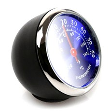 GT Global 車用類比溫度計 儀表板型, 1個, 藍色