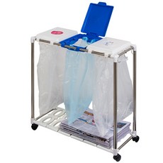 Dadaliving 3格分類回收架, 混色, 1個