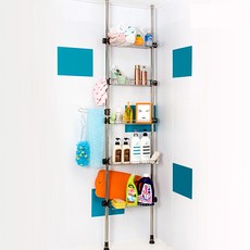 Dadaliving 多腿柱式浴室擱板 400 5 步, 混色, 1個