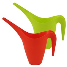 리버그린 청소용 IAKE 물뿌리개 1.8L 레드 + 그린, 1세트