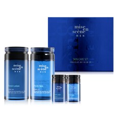 魅尚萱 男士基礎護膚品 4件組, 護膚水 140ml+30ml+乳液 140ml+30ml, 1組