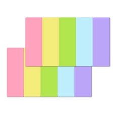플레이베베 와이드 5단 유아 폴더매트 2p, 레체 파스텔