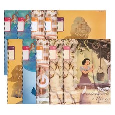 디즈니 프린세스 3-6 무제 스프링노트, 랜덤 발송, 10개입