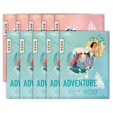 디즈니 프린세스 국어 14칸 노트, 랜덤 발송, 10개입